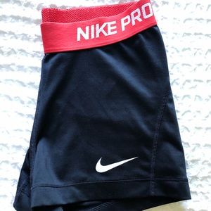 Womens Nike pro spandex 3inch